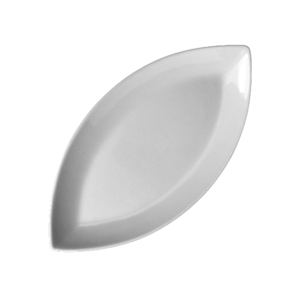 Porzellan Platte oval 35 x 18 cm "Bateau"