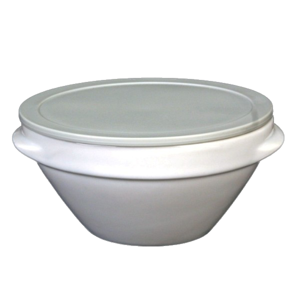 Bowl for soup & stew with lid grey