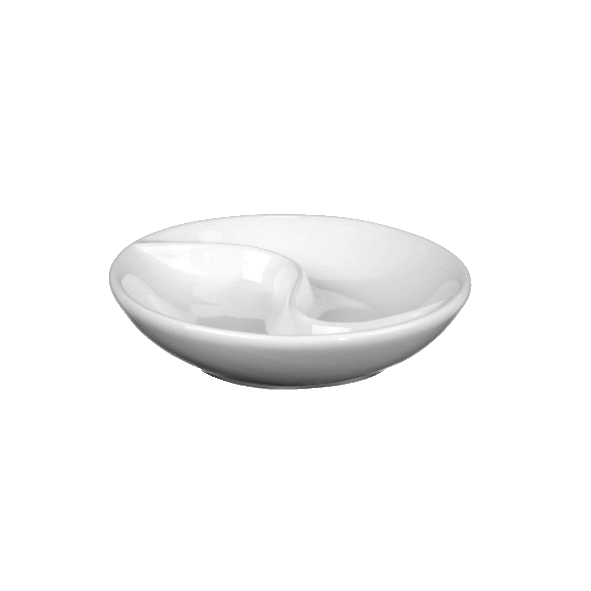 Porzellan Segmentschälchen 10 cm/0,05 "Yin Yang"