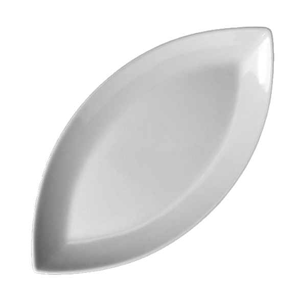 Porzellan Platte oval 40 x 20 cm "Bateau"