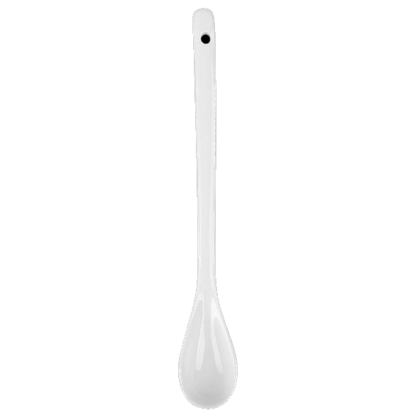 Porcelaine spoon 16,5 cm straight