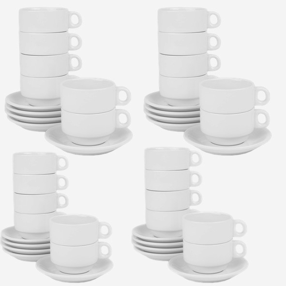 Special offer package coffe-set 48-pcs., stackable