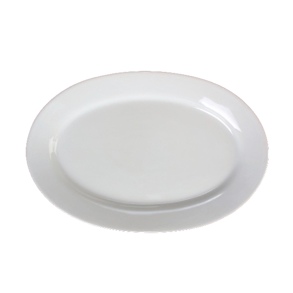 Porzellan Platte oval 31 cm "Albergo"