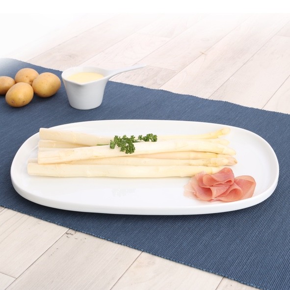 Plate for asparagus 30 x 20 cm "Skagen" white