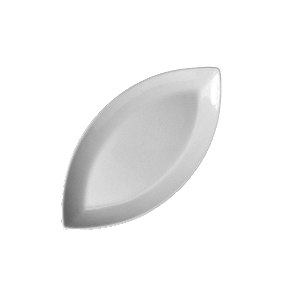 Porzellan Platte oval 25 x 12 cm "Bateau"