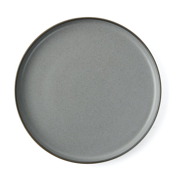 Placa redonda de Alumina 25 cm borde alto Granito