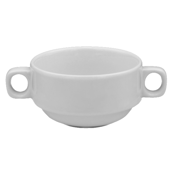Taza de sopa de porcelana 0,25 l Catering apilable