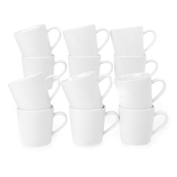 Paquete económico: 12 mugs de café 0,24 l Anna
