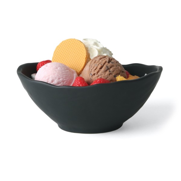Bowl for dessert & ice cream in slate design 16 cm