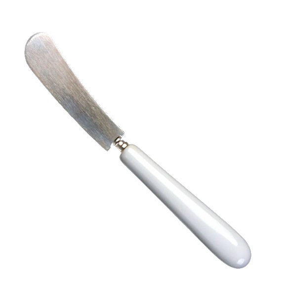Edel-Butter- & Streichmesser 16 cm mit Porzellanheft (**)