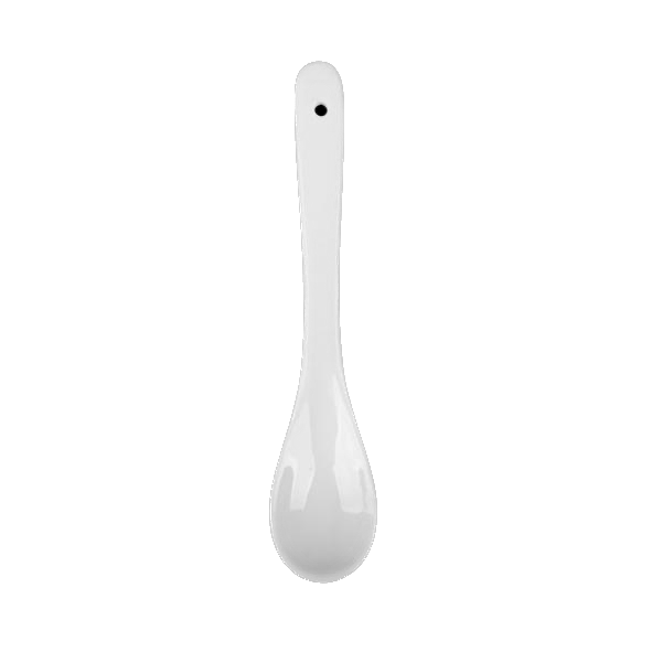Porcelain spoon 13,0 cm straight