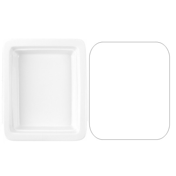 Porcelain Gastronorm platter 1/2 65 mm