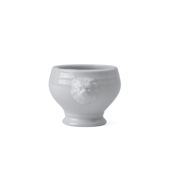 Porcelain lion's head lard pot 0.10 l