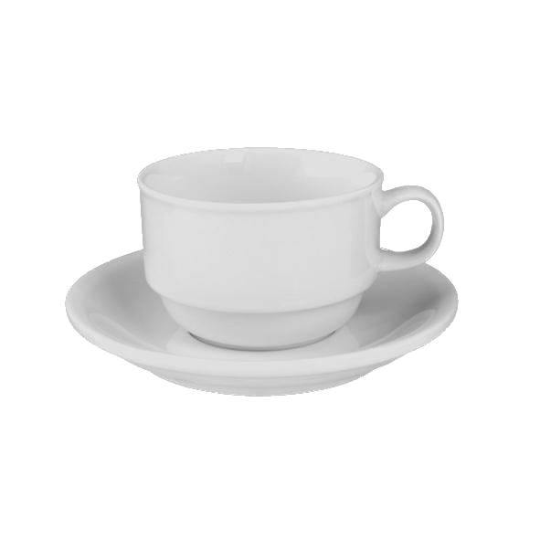 Set de taza de té/café Smart 0,18 l con platillo UTA 114