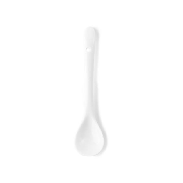 Porcelain spoon 13 cm curved