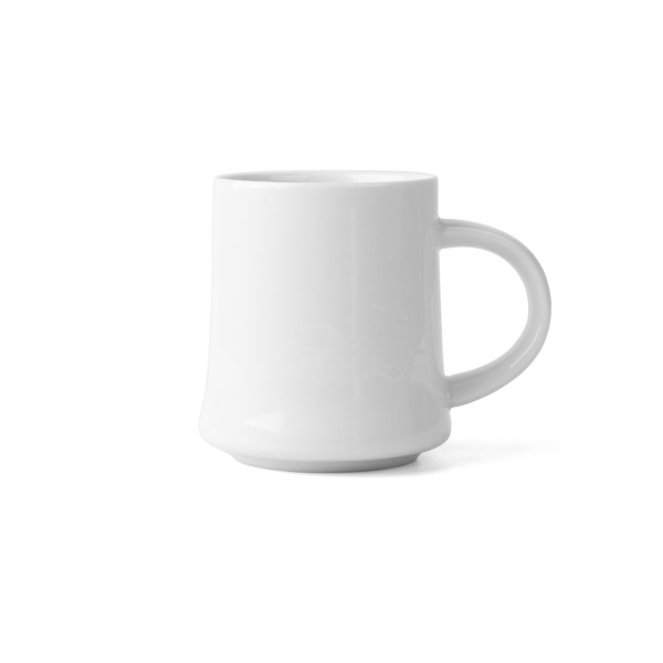 Porzellan Becher Kaffeebecher Kaffeetasse weiß 0,25 l Tasse konisch stapelbar 