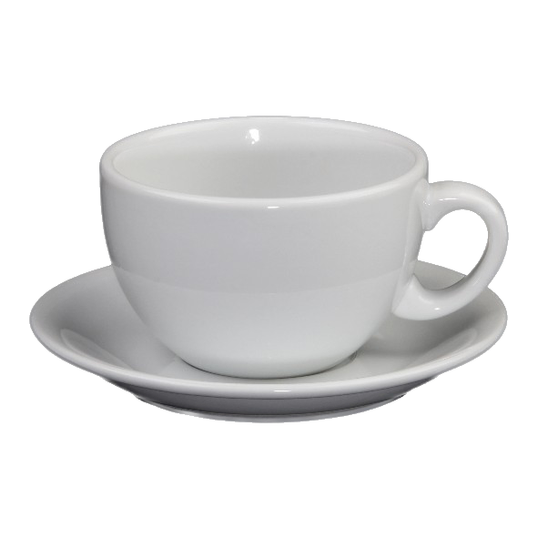 Milkcoffee cup 0,35 l with saucer UTA