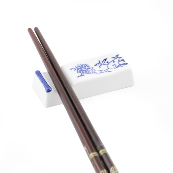 Porzellan Besteckablage 8 cm "Qing Hua Ci" (**), blau