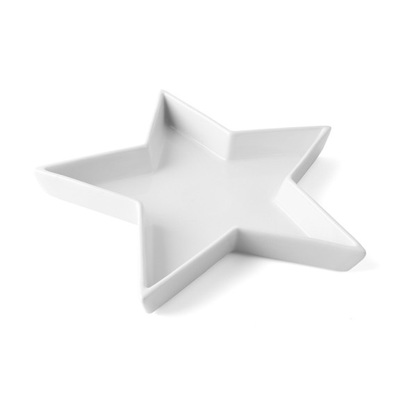 Cuenco de porcelana en forma de estrella 26 cm