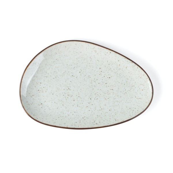 Plate 27 x 18 cm oval "Re-Active Arena