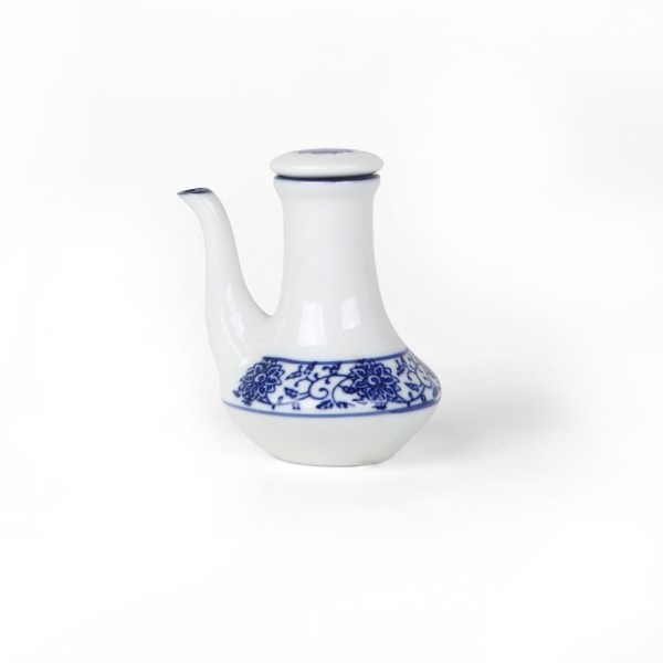 Original asiatisches Porzellan-Kännchen "China Blau" (**), blau