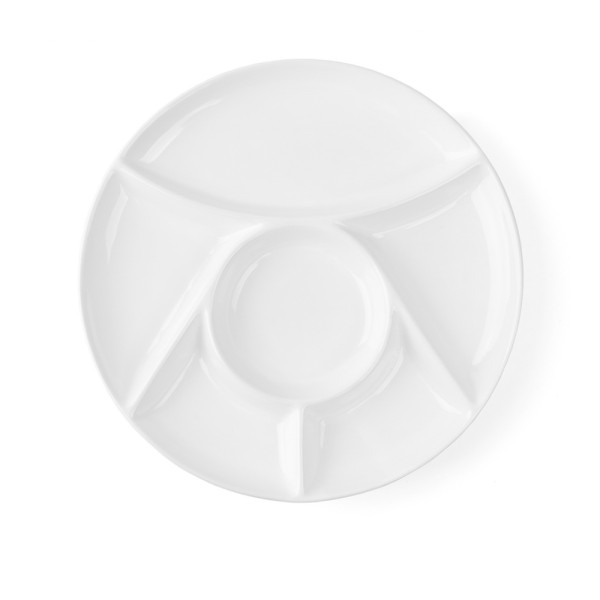 Plato de porcelana para fondue 23 cm