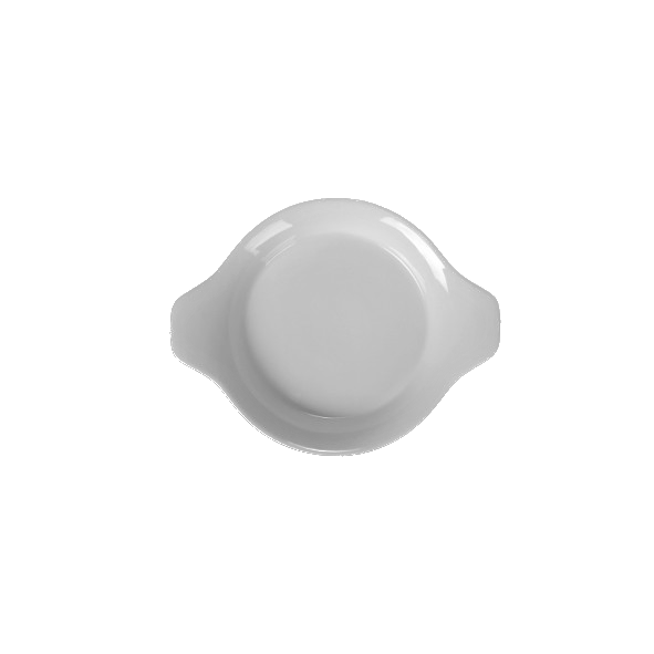Plat à four blanc, porcelaine, 12 cm