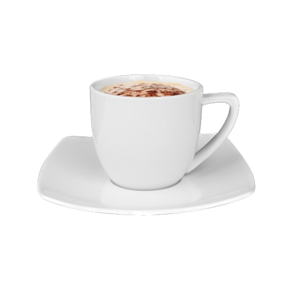 Set de taza de café/cappuccino ConForm 0,21 l con platillo FD 016