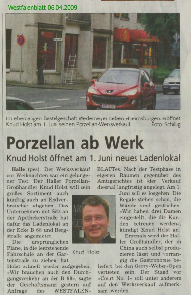 2009-04-06-Westfalenblatt-berichtet-ber-Werksverkauf-von-Holst
