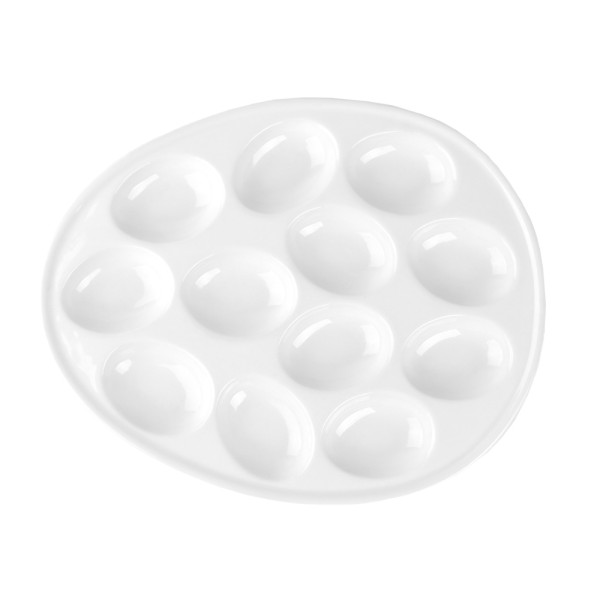 Egg Platter with 12 mouldes
