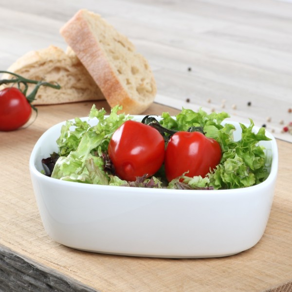 Salat-/ Beilagenschale 17 cm weiß