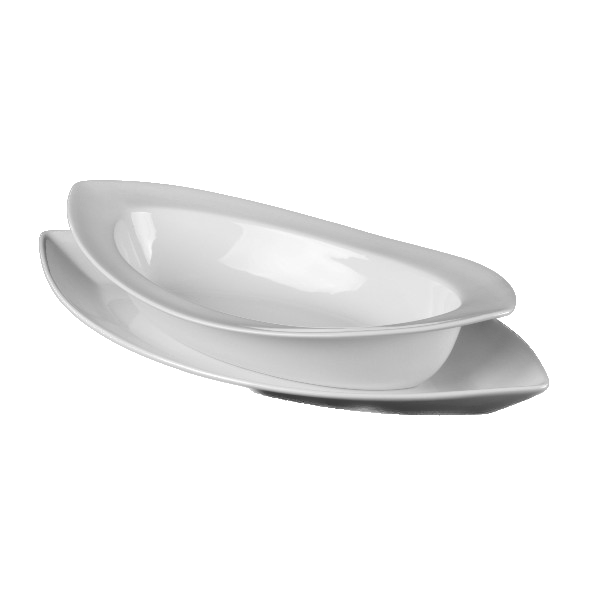 Set of 2 pcs. Dinner bowl 'Bateau' 38 cm