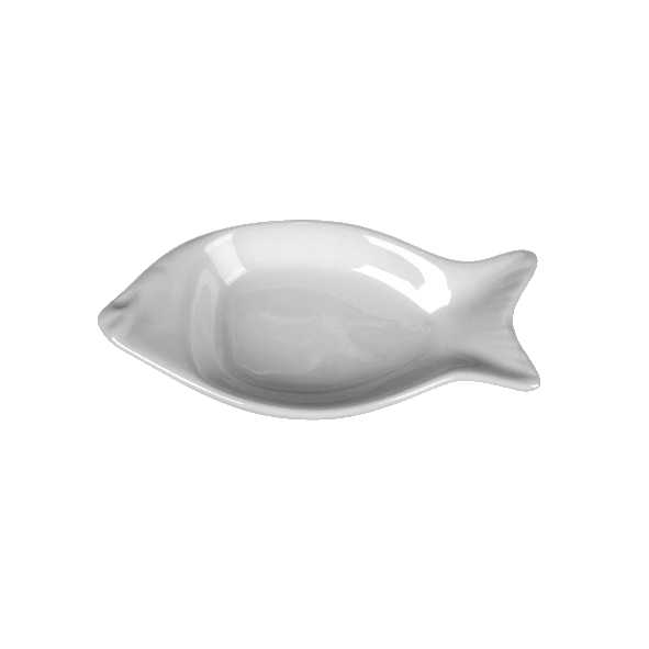 Mini plat en porcelaine 10 cm/0,02 l poisson Faro **