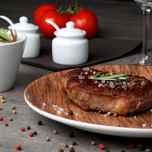 rund günstig Steakteller 28 Porzellan cm Alumina Nature kaufen! online