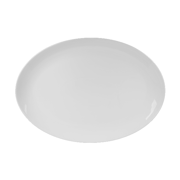 Plat de porcelaine ovale 35 x 25 cm Maxima Oslo