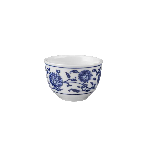 Original asiatische Porzellan Teeschale 0,20 l "China Blau"
