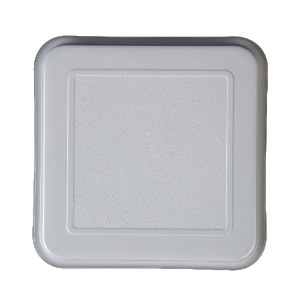 Tapa de plástico cuadrada 11,5 x 11,5 cm