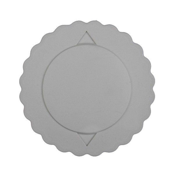 Klemmdeckel für Portionskanne aus PP-Kunststoff grau, grau