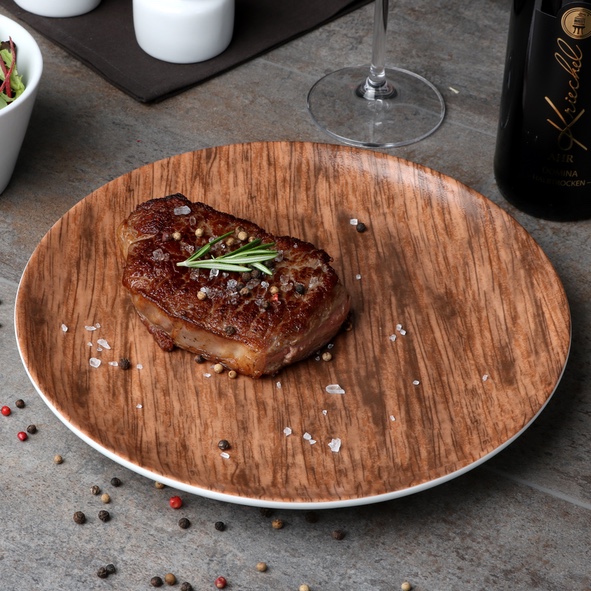 cm kaufen! 28 günstig online Porzellan Alumina rund Steakteller Nature